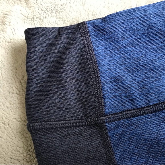 NWT Outdoor Voices 7/8 Tri-Tone Crop Leggings Blue - Picture 6 of 8